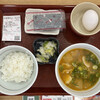なか卯 - 料理写真:京風とん汁こだわり卵朝食（小ライス）　370円（税込）