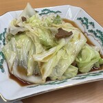 千成寿司 - カスキャベツ炒め