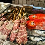 串焼炉端 三代目 巌流 - 店内