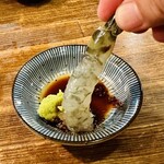 串焼炉端 三代目 巌流 - 車海老踊り喰い