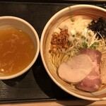 麺屋一燈 - 汁無し鶏白湯そば(醤油)