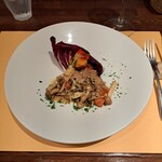 イタリア食房 TAVERNA VISCONTI - 豚肩ロースのグリエを茸のソースで。