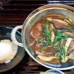 米倉 - 2013.10　松茸とイチボのすき焼き