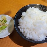 中華そば うえまち - 白米