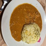 キーマカレー くっちゃん亭 ゆめタウンサンピアン店 - バターチキンカレーパート2