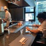 Teppan Yaki Seto - 店内カウンター席