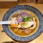 地鶏と伊勢海老 中華そば 頑 - 