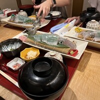 対馬のどぐろとイカ活き造り 博多 魚蔵 都ホテル店 - 