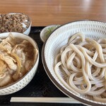 肉汁うどん いちだ家。 - 肉汁うどんコワイ小盛／魯肉飯