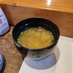かつら寿司 - しじみの味噌汁