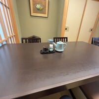 割烹 嶋村 - 2階の隅の席です。