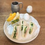 喫茶サンチョ - 【モーニングB】サンドウィッチセット