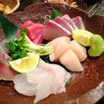 お刺身5種盛り頂きました！