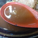 とんこつラーメンいしい - 家系スープ