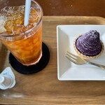 Okashi Goten - 紫色のタルトのモンブラン