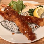 魚の店 オカモ倶楽部 - 本エビフライ660円