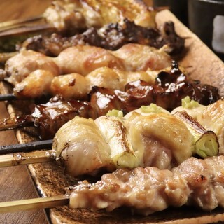 千万不要错过美味的广岛赤鸡烤鸡肉串，非常新鲜！