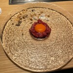 TANAKA YAKINIKU RESTAURANTE - 本日のスペシャリテ(神戸牛のユッケ)