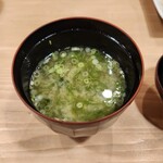 鮓 かね庄 - 味噌椀