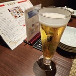 翠亨園 - お代わりの生ビール