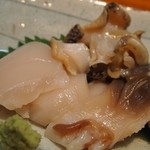 鮨半 - ホッキ貝、ホタテ、ツブ貝