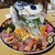 海香亭 - 料理写真:造り、料理長厳選の鯛姿造りと旬魚３種盛合せ