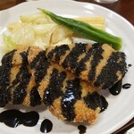 キッチン ブルー グローブ - 豚ヒレ肉　ミラノ風カツレツのアップ