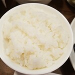 キッチン ブルー グローブ - ご飯大盛りのアップ