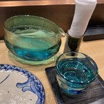 鮨旬美西川 - 涼しげなお猪口で