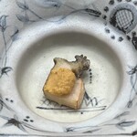 鮨旬美西川 - 鮑の揚げ物