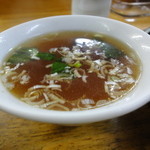 らーめん ぺぺ - チャーハン付属スープ