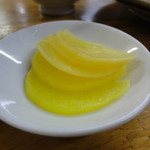 らーめん ぺぺ - チャーハン付属たくあん