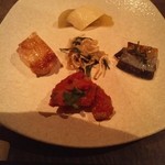 花御堂 - 料理写真:前菜です。美味しいものを少しずつ。