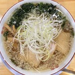 Raxamen maeda - あおさラーメン＋背脂＋煮干し強め