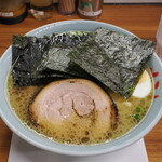 家系ラーメン 近藤家 - 塩ラーメン 中 1000円 + のり増し 100円