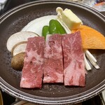 Matsukawaonsenkyouunsou - 岩手短角牛の陶板焼き