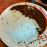 トマト＆オニオン - 先ずは、ライス大盛り＋黒カレー