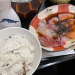 Sushi To Oden Ando - ご飯と漬けで頂きます♪