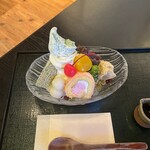 茶蔵 - 茶蔵のクリームあんみつ