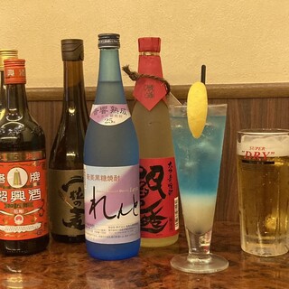 中華料理によく合うドリンクを多彩にご用意◆ボトルキープも可能
