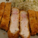 とんかつ 桐の家 - 上ロースかつ