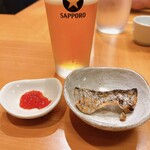 味処 むさし野 - 生ビール頼むと付いてきます！！