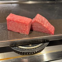 鉄板焼き あさひ - サーロインとシャトーブリアン