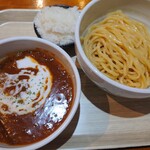 らーめん蓮 - 限定　カレーつけ麺＋半ライス