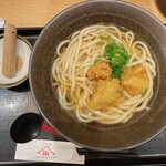 Yamashita Honki Udon - 鶏天うどん（大）