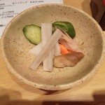 うどん居酒屋 オカチメンコ - 自家製ぬか漬け