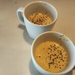 イタリアンハウスドレミ - カップスープに（あちも別に注文）