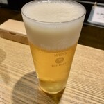 Tsukiji Otokomaezushi - 生ビール