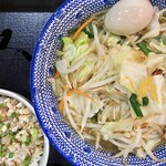 蓮の花 - 毛呂山桂木ゆず塩タンメン全部のせセット鶏丼