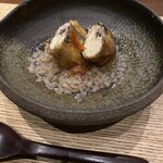 早苗饗 - 「子持ち鮎」煎り玄米